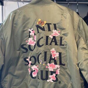 Anti Social Social Club x Alpha Industries MA-1 Bomber Jacket